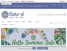 Tablet Screenshot of natur-el.nl
